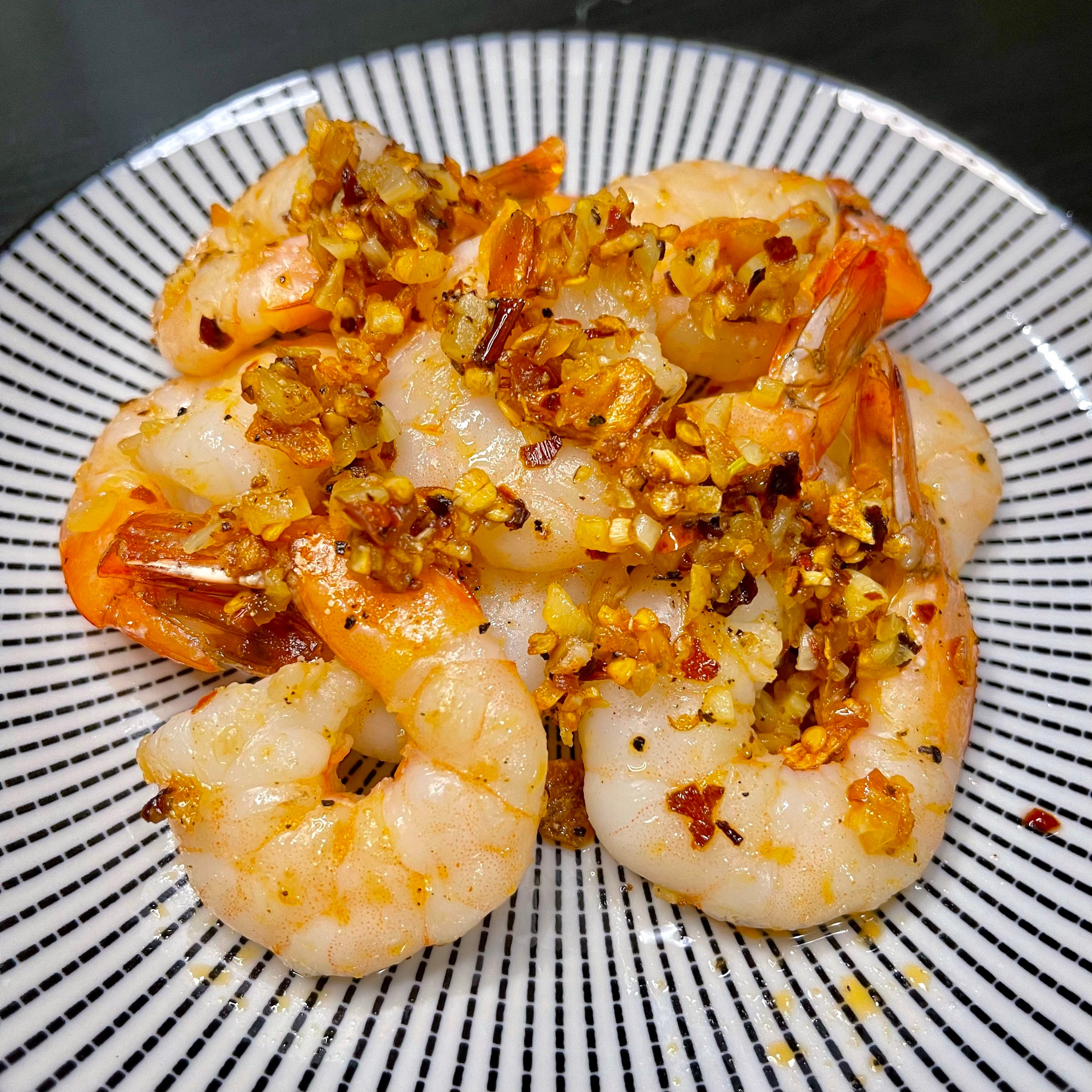 Quick and Easy Pan Fried Garlic Shrimp